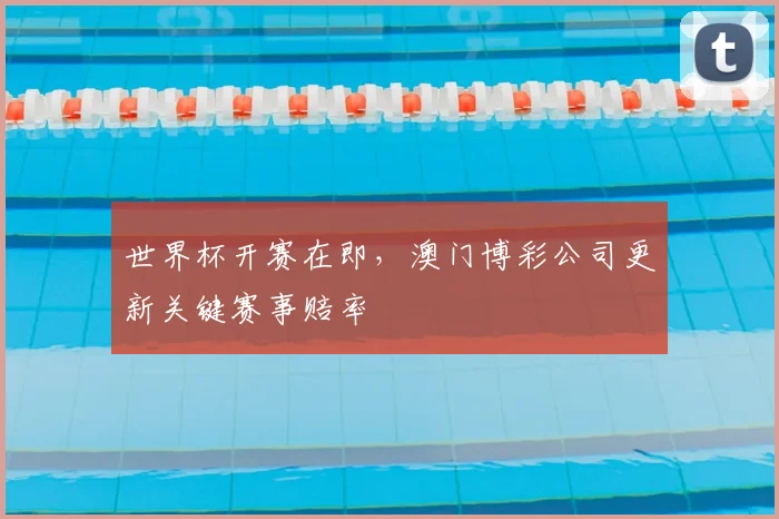 世界杯开赛在即,澳门博彩公司更新关键赛事赔率