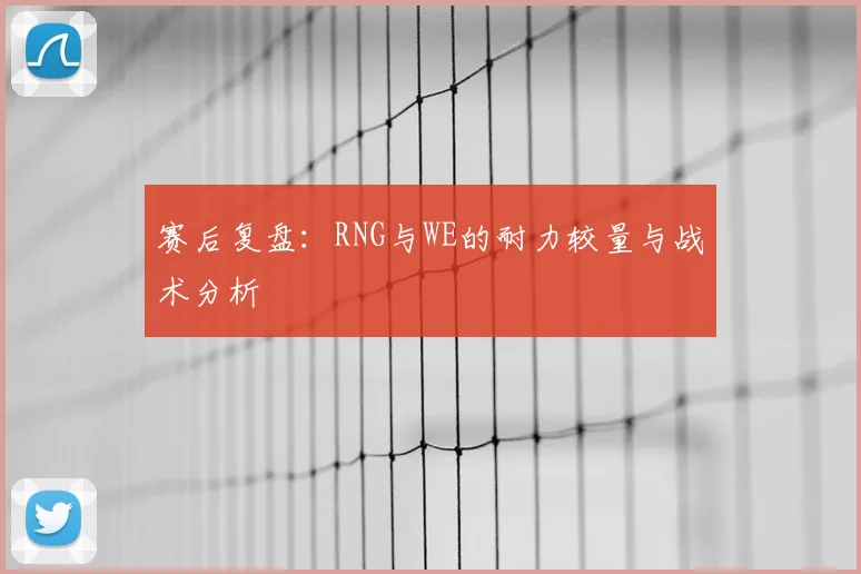 赛后复盘:RNG与WE的耐力较量与战术分析