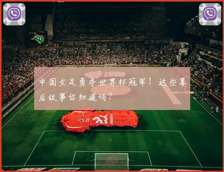 中国女足勇夺世界杯冠军！这些幕后故事你知道吗？