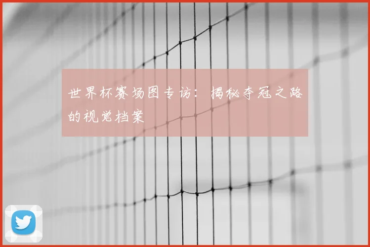 世界杯赛场图专访：揭秘夺冠之路的视觉档案